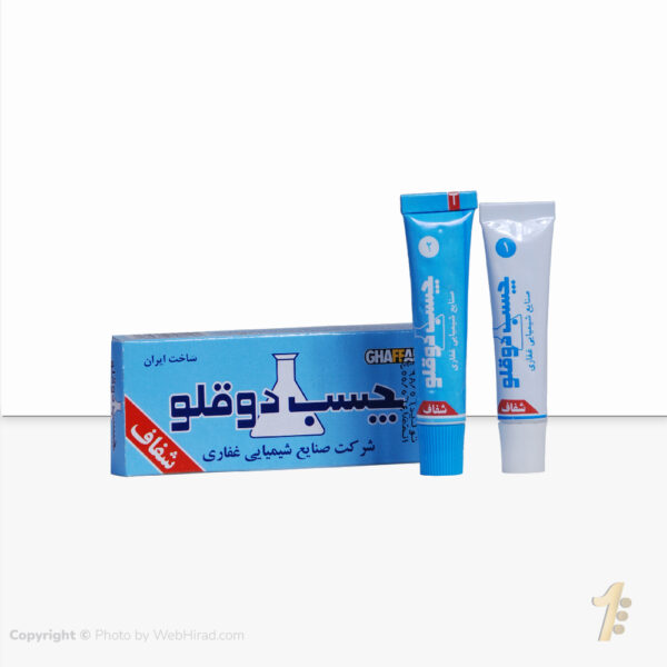 چسب دوقلو غفاری شفاف