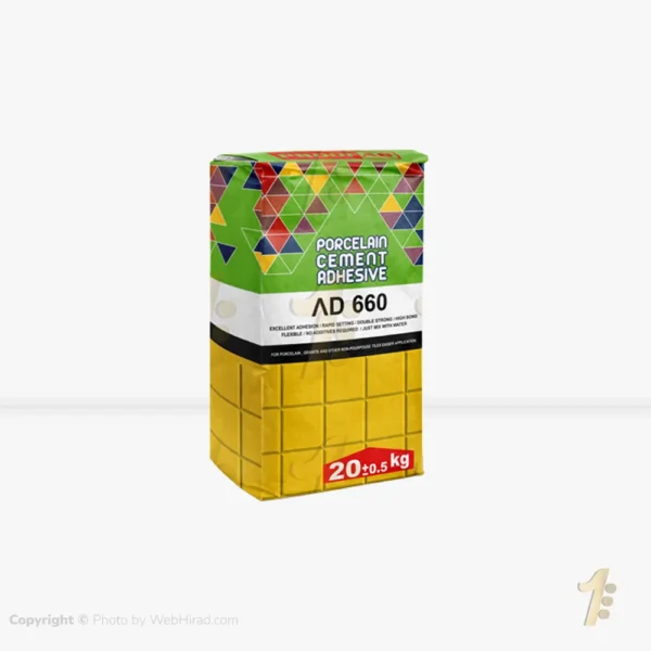 چسب سرامیک پرسلان AD660 بتن پلاست